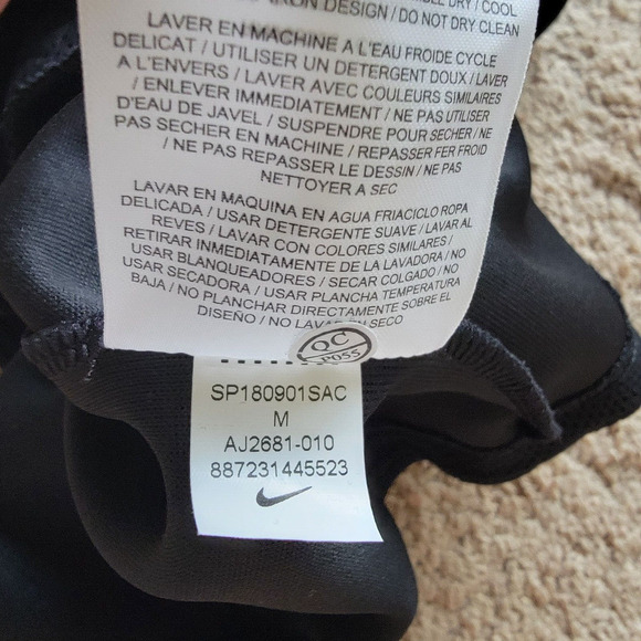 Nike Black Performance Jacket with Red and Blue Accents - Picture 12 of 14